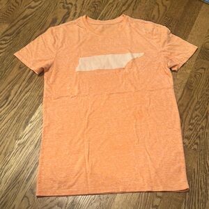 Orange Graphic Tennessee T-Shirt - seersucker design- small Bella canvas